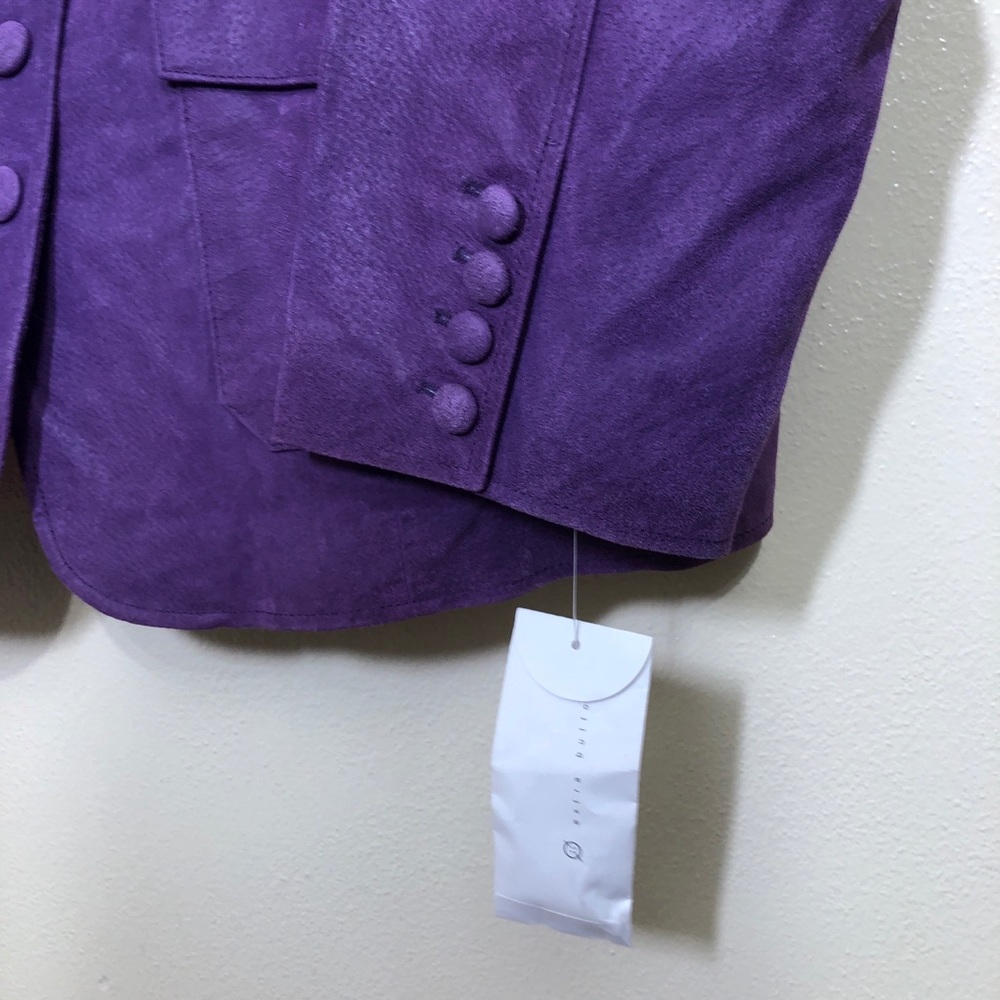 Twiggy London Suede Leather Jacket - Picture 3 of 4